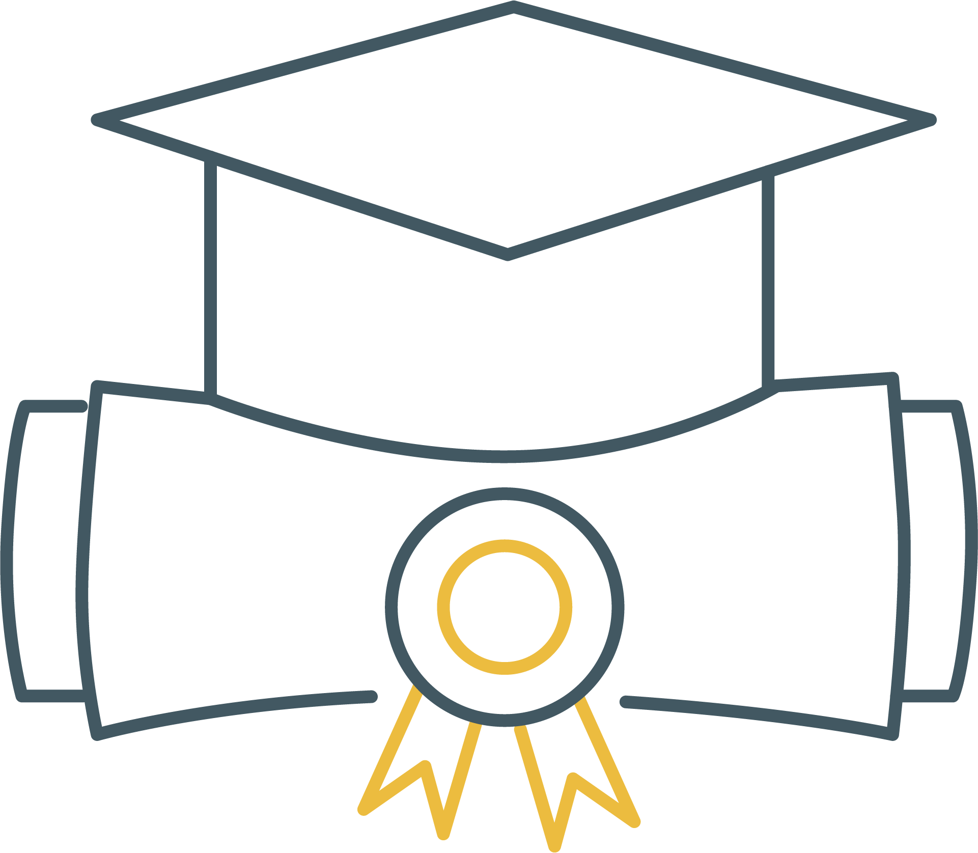 diploma and graduation hat icon